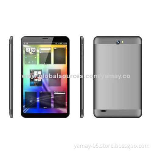 8-inch tablet PC, Android 4.2, MTK8382 quad core 1.2GHz, 1GB+8GB, dual camera, 3G, GPS, BT, Wi-Fi